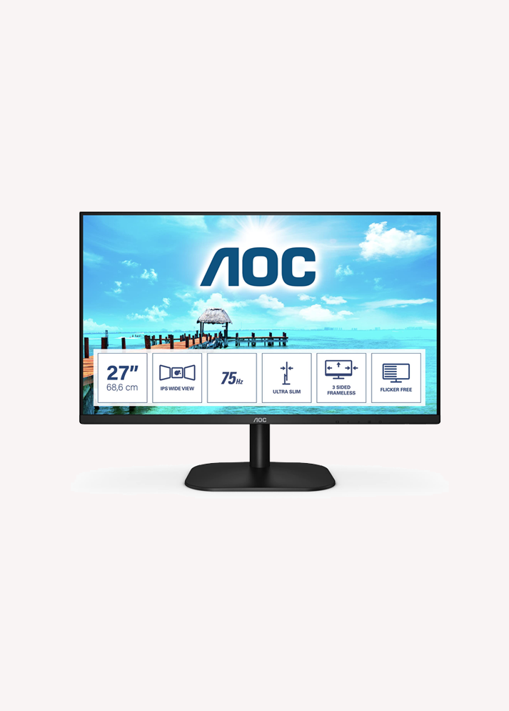 AOC 27B2H 27" 75Hz 7 ms (HDMI+VGA) Full HD LED Monitör