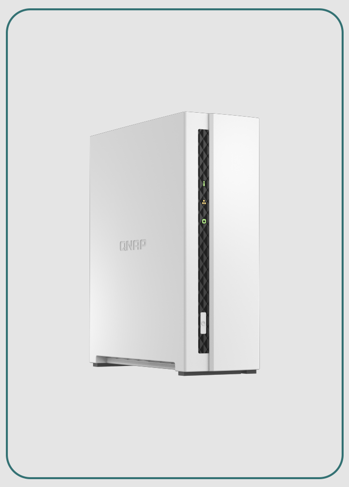 QNAP TS-133-2GB RAM 1 Hdd Yuvalı Tower NAS